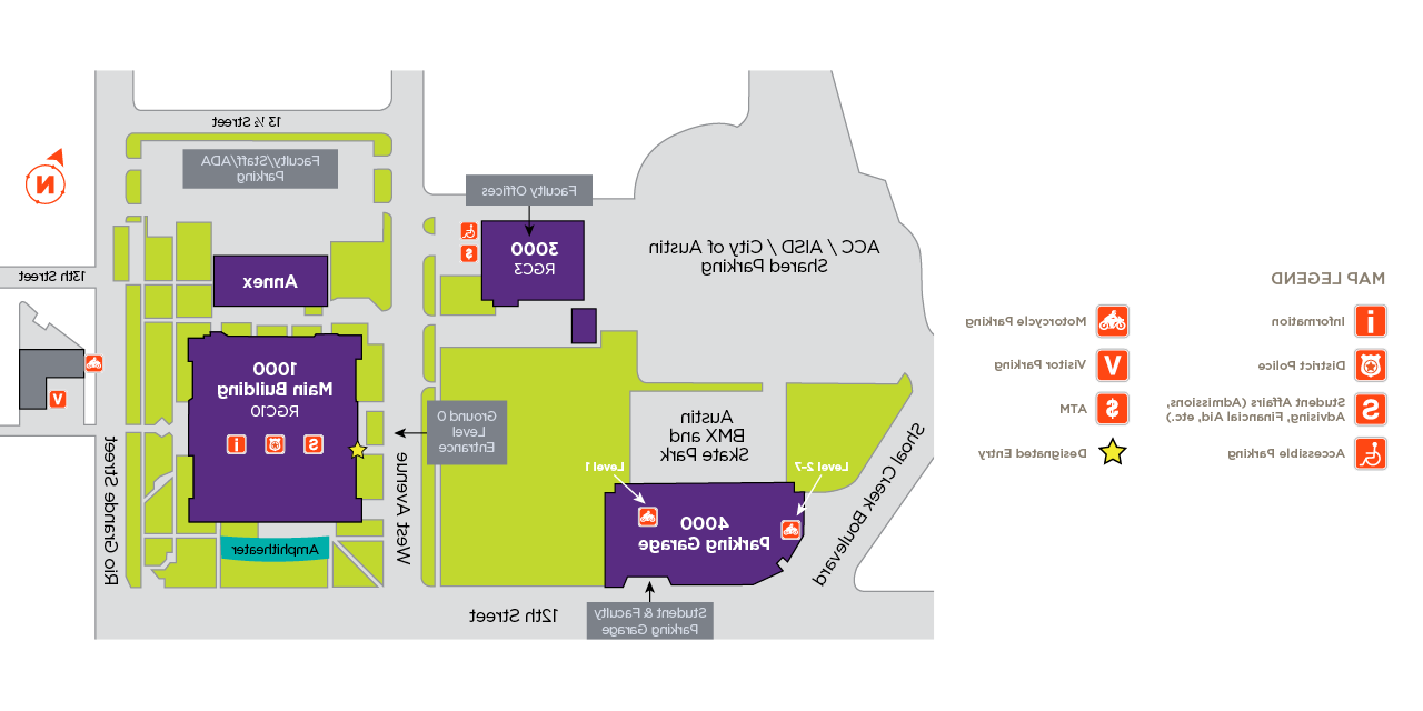 An interactive map of ACC Rio Grande campus.